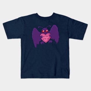 Mothman - Harbinger of Love Kids T-Shirt